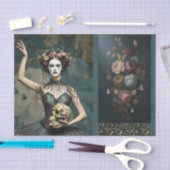 Decoupage/Ephemera Sheet Vitnage Gothic Style Tissuepapier (Craft)