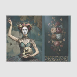 Decoupage/Ephemera Sheet Vitnage Gothic Style Tissuepapier