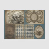 Decoupage/Ephemera Sheet Vitnage Gothic Style Tissuepapier (Voorkant)