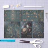 Decoupage/Ephemera Sheet Vitnage Gothic Style Tissuepapier (Craft)