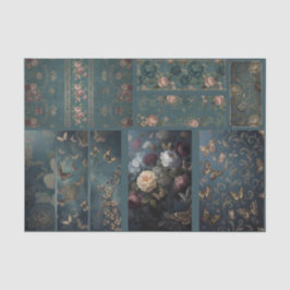 Decoupage/Ephemera Sheet Vitnage Gothic Style Tissuepapier