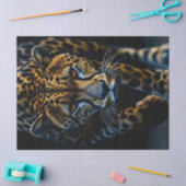 Decoupage Exotic Leopard Close-up digitale kunst Tissuepapier (Craft)