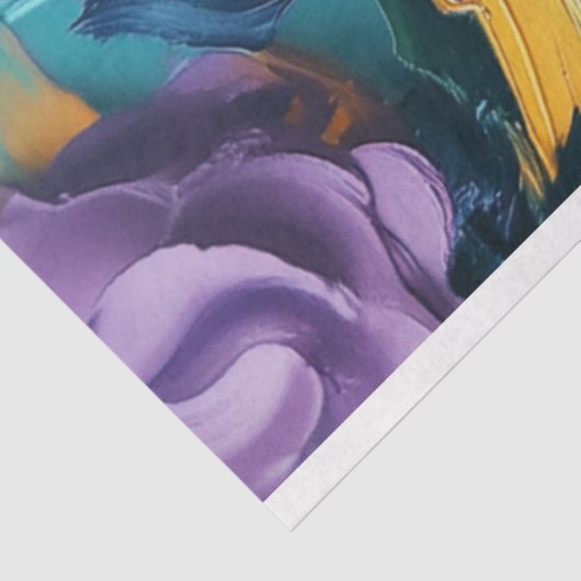 Decoupage Exotische Conure Papegaaien Levendig Gek Tissuepapier (Detail)