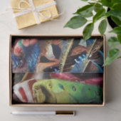 Découpage Fantasie Thee Party Karakter Scène Tissuepapier (Geschenk)