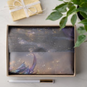 Decoupage Fantastische Paarse kraai als een vogel Tissuepapier (Geschenk)