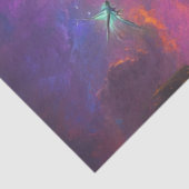 Decoupage Fantastische Sky Hues Paarse Blauw Roze Tissuepapier (Detail)