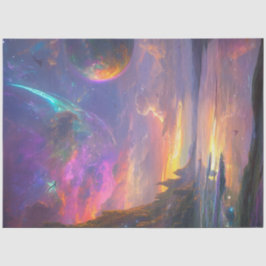 Decoupage Fantastische Sky Hues Paarse Blauw Roze Tissuepapier