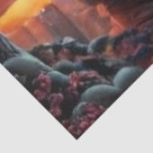 Decoupage Fantasy Girl Enchanted Mushroom Forest Tissuepapier (Detail)