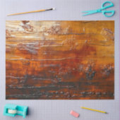 Decoupage Faux Copper Metal Amber Finish Tissuepapier (Craft)