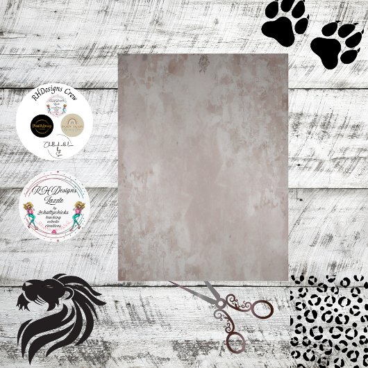 Decoupage Faux Finish Aged Distressed gips Tissuepapier