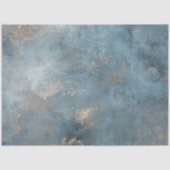 Decoupage Faux Finish Blue Mist Patina Tissuepapier (Voorkant)
