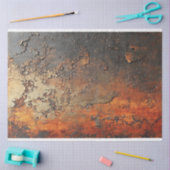 Decoupage Faux Finish Patina Copper Tissuepapier (Craft)