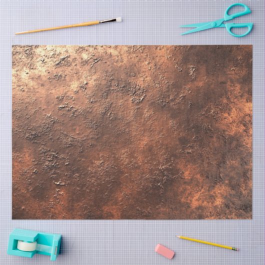 Decoupage Faux Finish Rustiek Koper Finish Tissuepapier (Craft)