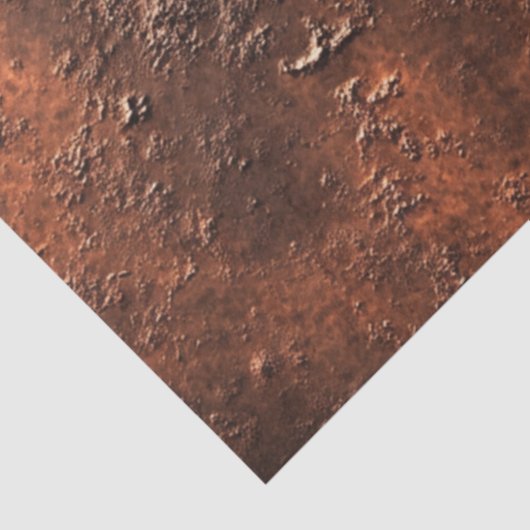 Decoupage Faux Finish Rustiek Koper Finish Tissuepapier (Detail)