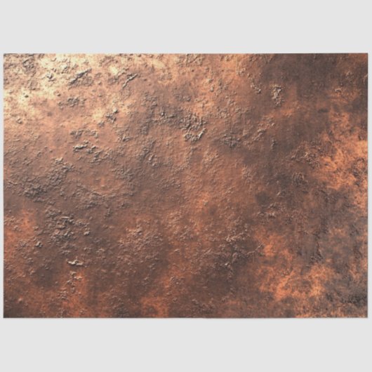 Decoupage Faux Finish Rustiek Koper Finish Tissuepapier (Voorkant)