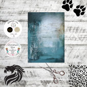 Decoupage Faux Franse achtergrond Textured Medium Tissuepapier