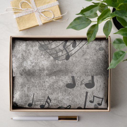 Decoupage Faux Music Achtergrond Getextureerde not Tissuepapier (Geschenk)