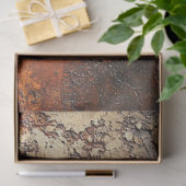 Decoupage Faux Rust Patina koperen afwerking Tissuepapier (Geschenk)