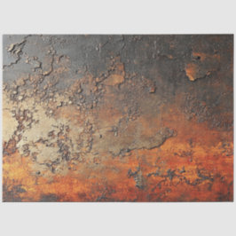 Decoupage Faux Rust Patina koperen afwerking Tissuepapier