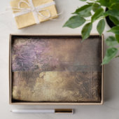 Decoupage Faux  Warm Earthy Tone Chandelier Tissuepapier (Geschenk)