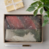 Decoupage Festieve Kerstman Hulst Boom Tissuepapier (Geschenk)
