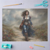 Decoupage Fields of Melody Country Singer  Tissuepapier (Craft)