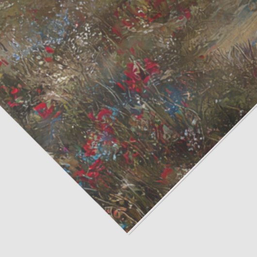 Decoupage Fields of Melody Country Singer  Tissuepapier (Detail)