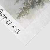 Decoupage Fits 11x14 Canvas Winter Horse Scene  Tissuepapier (Detail)