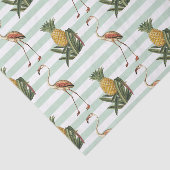 Decoupage Flamingo en ananas patroon Tissuepapier (Detail)