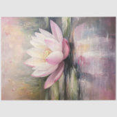 Decoupage Floating Lotus Wateroppervlak Tissuepapier (Voorkant)