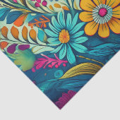 Decoupage - Folk Art Flowers - Tissue Paper Tissuepapier (Detail)