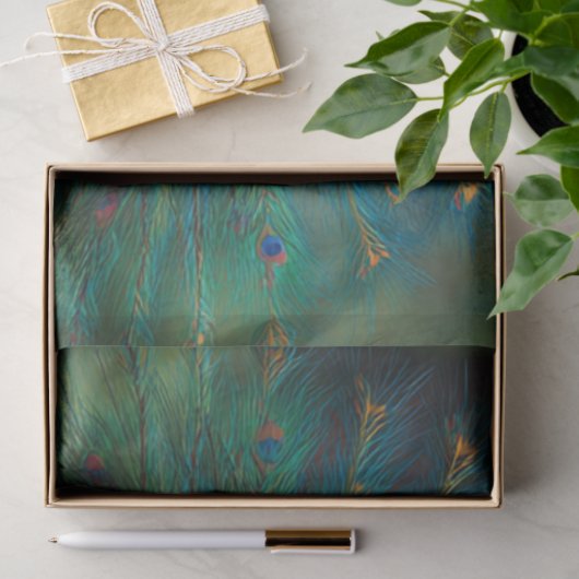Decoupage Forestry Regal Peacock Tissuepapier (Geschenk)