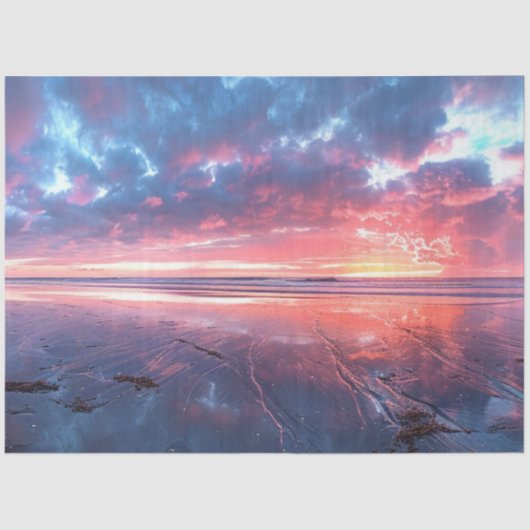 Decoupage Foto Pensacola Beach Florida Tissuepapier (Voorkant)