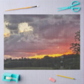 Decoupage fotografie harten in de lucht voor Judi Tissuepapier (Craft)