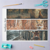Decoupage Fox Forest Scenes Handsaw Panels  Tissuepapier (Craft)