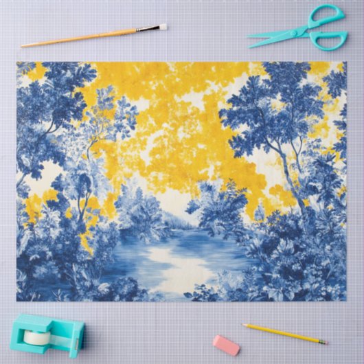 Decoupage Frans Hedendaags Behang Ontwerp Tissuepapier (Craft)