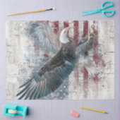 Decoupage Freedom In Flight 4th of July Tissuepapier (Craft)