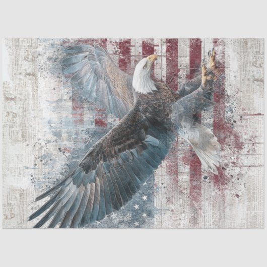Decoupage Freedom In Flight 4th of July Tissuepapier (Voorkant)