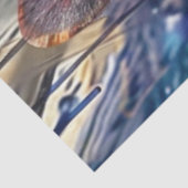 Decoupage French Bulldog Abstract Furniture Art Tissuepapier (Detail)