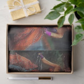 Decoupage Fun Cackling Levendige geklede heksen Tissuepapier (Geschenk)