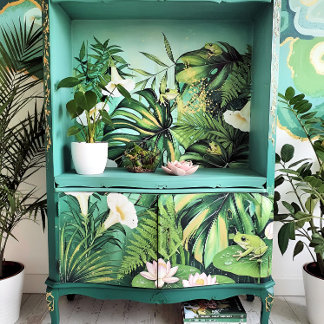 Decoupage furniture paper Greenery Tissuepapier