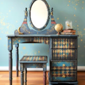 Decoupage Furniture Tissue Stars Tissuepapier