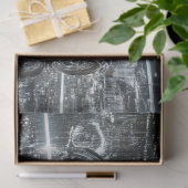 Decoupage Futuristische Zilveren Reflecterende Sla Tissuepapier (Geschenk)