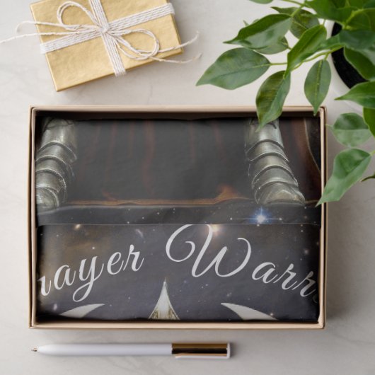 Decoupage Gebedsstrijder Volledige wapenrusting va Tissuepapier (Geschenk)