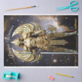 Decoupage Gebedsstrijder Volledige wapenrusting va Tissuepapier (Craft)