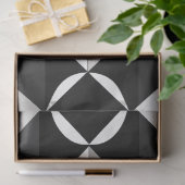 Decoupage Geometric Diamonds Semicircles Abstract  Tissuepapier (Geschenk)