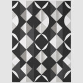 Decoupage Geometric Diamonds Semicircles Abstract  Tissuepapier (Voorkant)