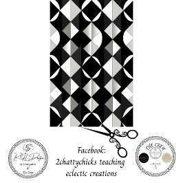 Decoupage Geometric Diamonds Semicircles Abstract  Tissuepapier