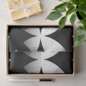 Decoupage Geometrisch Zwart Wit Abstract Patroon Tissuepapier (Geschenk)