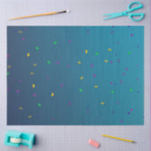 Decoupage Geometrische Blauwgroen Magenta Stippen  Tissuepapier (Craft)